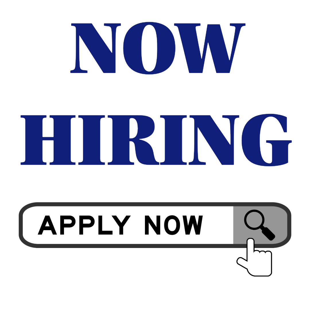 Now hiring, apply now
